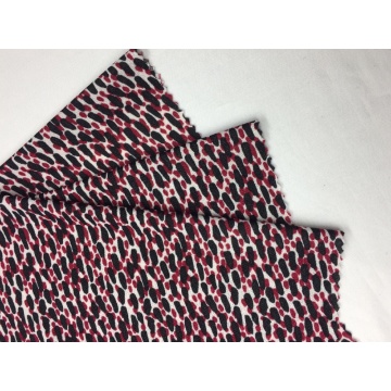 Polyester Spandex Crepe Print Knit Fabric