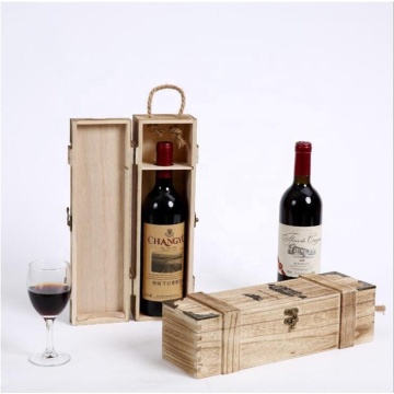 Bottle Gift wine box wooden