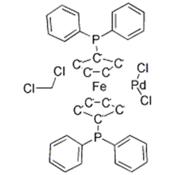 1,1'-Bis(diphenylphosphino)ferrocene-palladium(II)dichloride dichloromethane complex CAS 95464-05-4