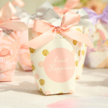 Fancy foldable wedding candy box