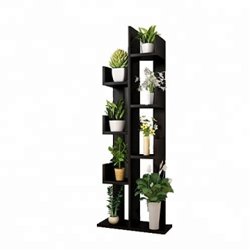 Wooden flower stand rack shelf holder