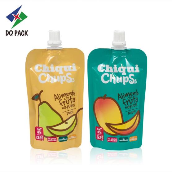 200ml Juice Pouch Reusable liquid juice packaging spout bags