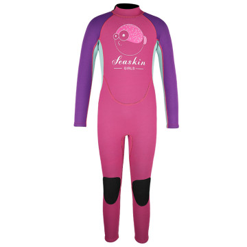Seaskin Girls Knee Pads One Piece Diving Wetsuits