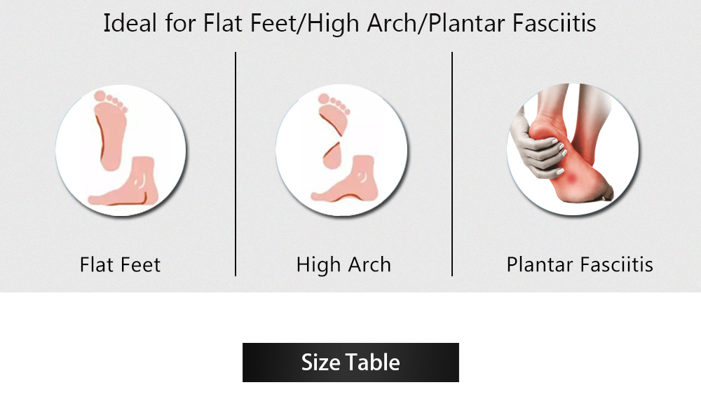 Flat feet insoles