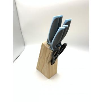 7pcs TRP handle knife block set