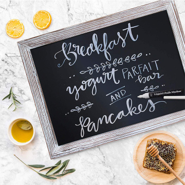 Wood board digital blackboard mini breakfast chalkboard