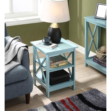 Home Furniture wood cabinet Gray color bedside Table Nightstand