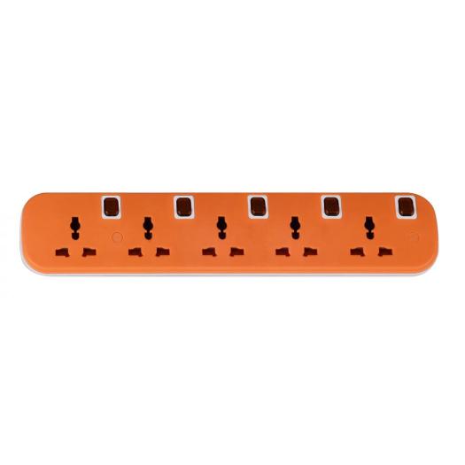 5 outlets universal extension socket