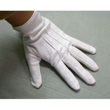 100% White Nylon Cotton Knitted Working Gloves