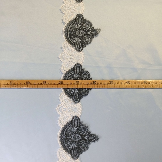 Black Edging Lace Ribbon Trim for Clothing