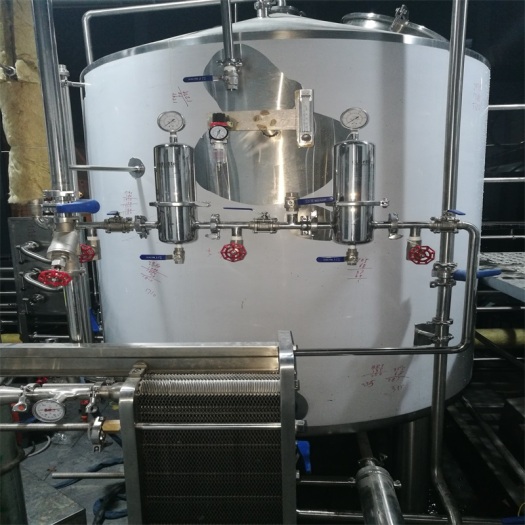 316L 1000L 3 Vessel Steam Heating Beer Brewhouse
