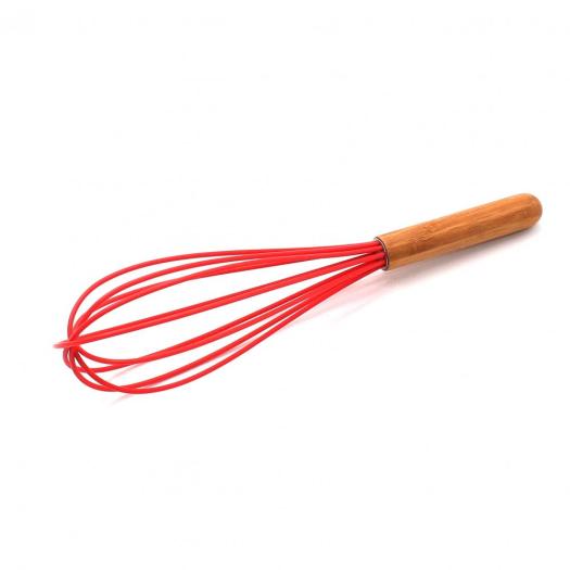 Balloon egg whisk with  Wood Handle