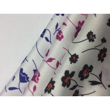 Polyester CDC Floral Print Fabric