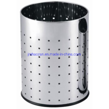 High Quality Stainless Steel Hotel Trash Bins Without Lid, Dustbin