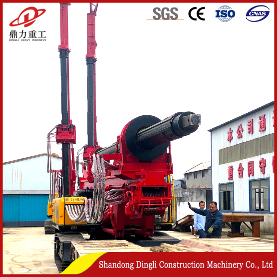 Lowest price crawler screw pile hydraulic pile driver