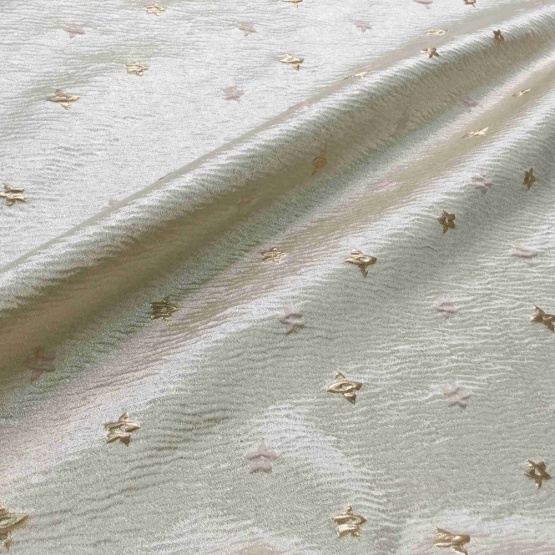 Pink Silk Satin Damask Jacquard Fabric