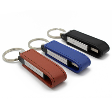 Keychain Leather usb flash drive
