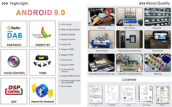 CRV 2009 Android 9.0 Head Unit