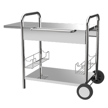 Stainless Steel Plancha Trolley