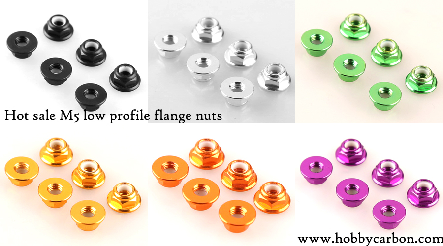 M5 low profile lock nuts