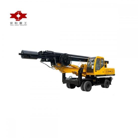 Wheel rotary pile driver corporation