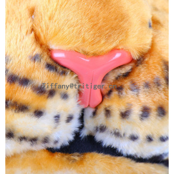 Patented design lovely 3D plush material tiger shaped backpack plush animal backpack wholesale