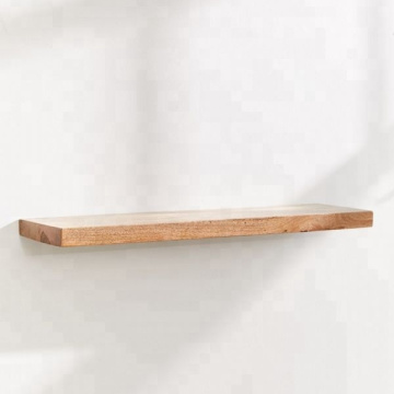 Simple Floating Wood Shelf