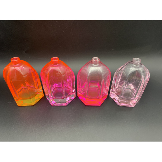 75ml lamp shade transparent glass perfume bottle