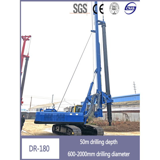 Crawler Type Diesel Engines Boring Hole Drilling Rig