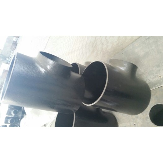 JIS B2312 butt welded pipe fittings reducing tee