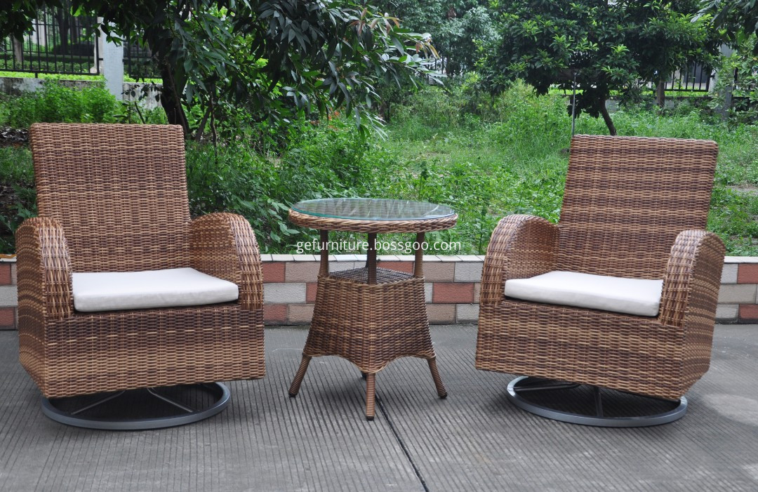 Rattan Cast Aluminum Patio Furniture