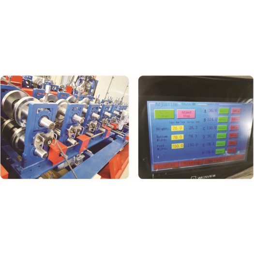 Automatic C/Z purlin roll forming machine