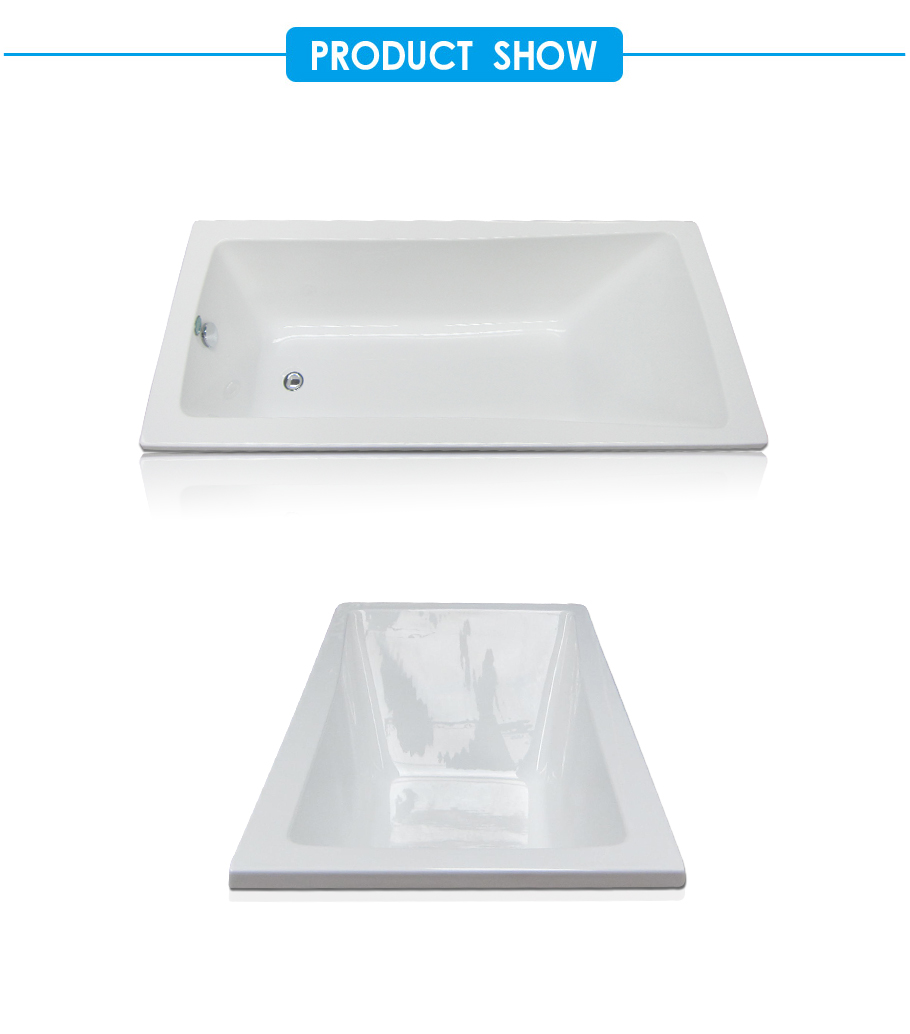 Splash Drop-in Acrylic Bath Tub