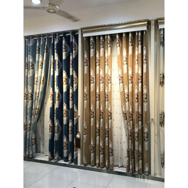 2018 Chenille Large Jarquard Window  Fabric of Curtain