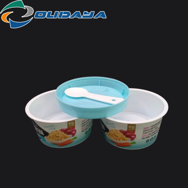 Customized Plastic Pot for Ice-cream Packaging