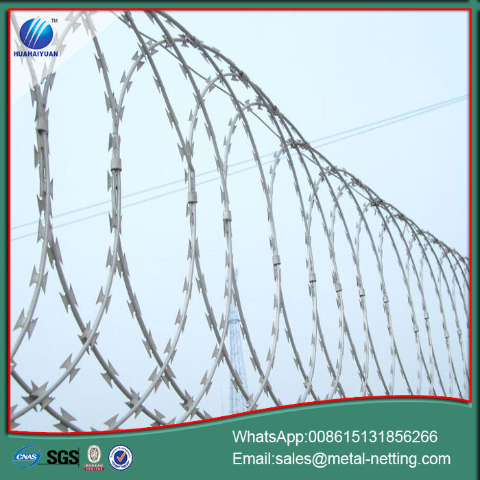 Anti-climb Flat Razor Barbed Wire