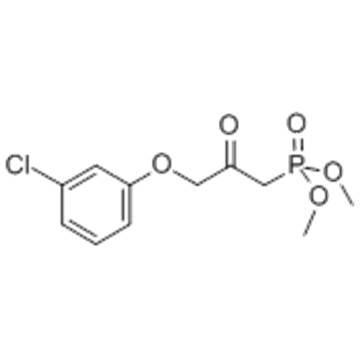 Phosphonic acid,[3-(3-chlorophenoxy)-2-oxopropyl]-, dimethyl ester (9CI) CAS 40665-94-9