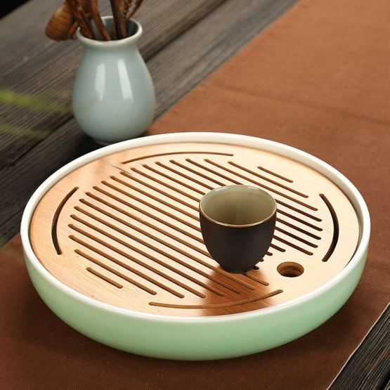 Customized size bamboo tray