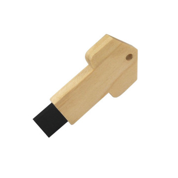Wooden Key usb stick with custom Logo