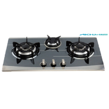 3 Burners Tempered Glass Kitchen Gas Stoves