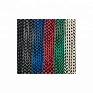 Colorful Hollow waterproof antislip PVC S mat