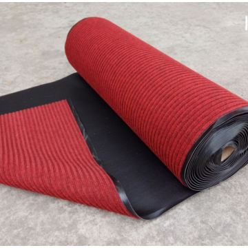 Stripe durable pvc waterproof  door front mat