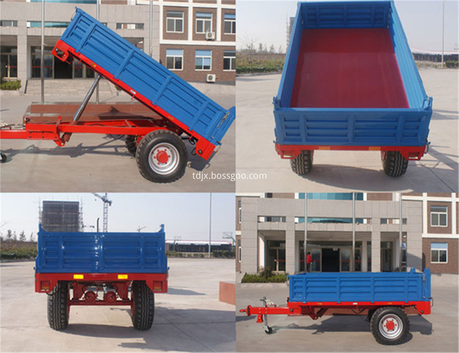 Single Axle Dump Trailer