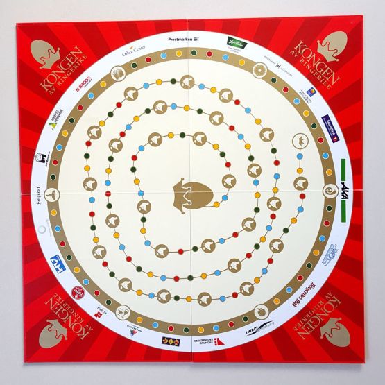 Custom printed children color pattern paper game board