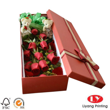 Rectangle Large size Flower Gift Paper Boxes