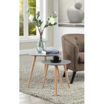 Modern end table coffee table set