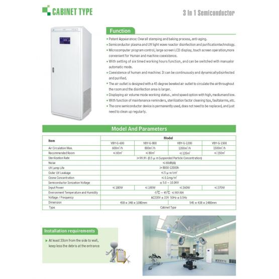 Cabinet type best portable air purifier for mold