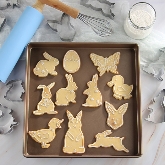 24pcs stainless steel animal shape cookie cutter set