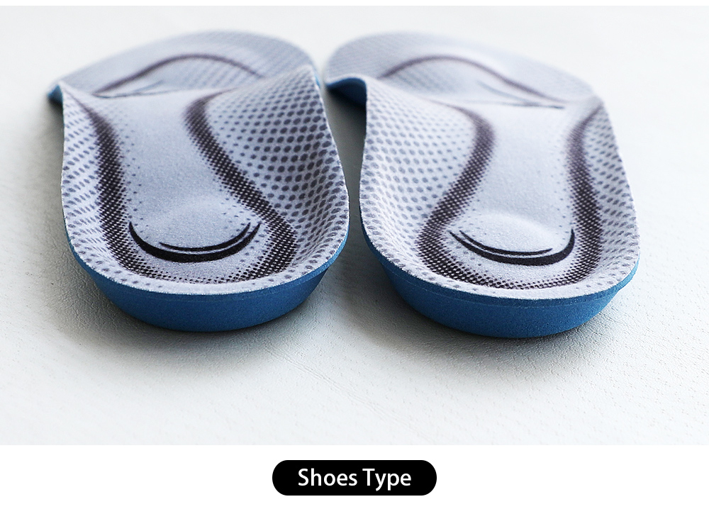 3/4 orthotic insoles