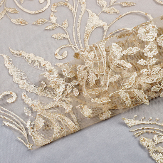 mx422 embroidery lace fabrics